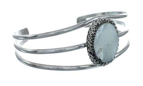Navajo Turquoise Silver Native American Cuff Bracelet XS10053